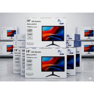 GLOW 19 İNCH LED MONİTÖR HDMI+VGA HOPARLÖRLÜ KUMANDALI